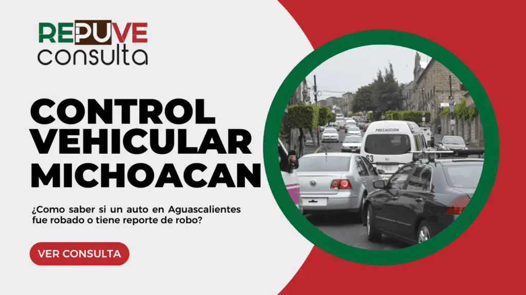 Repuve Michoacán ¿como puedo conocer si mi auto es robado en Michoacán?