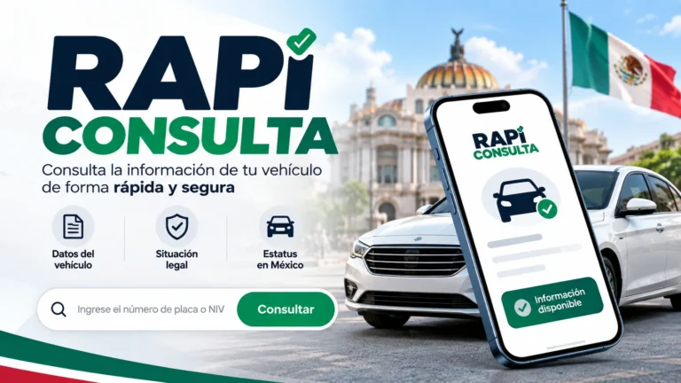 Consulta REPUVE para verificar un vehículo en México