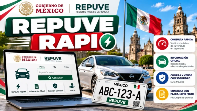 REPUVE Rápido: Cómo Consultar tu Vehículo